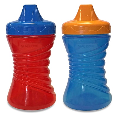 NUK First Essentials Fun Grips Hard Spout Sippy Cups (2-Pack)