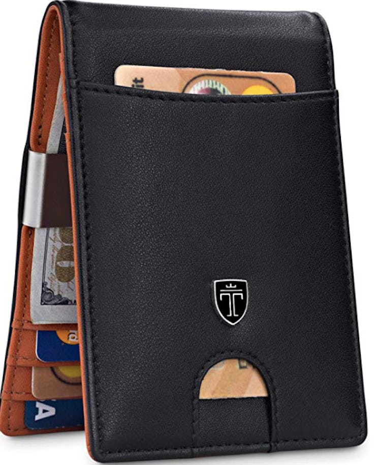 TRAVANDO Slim Wallet With Money Clip