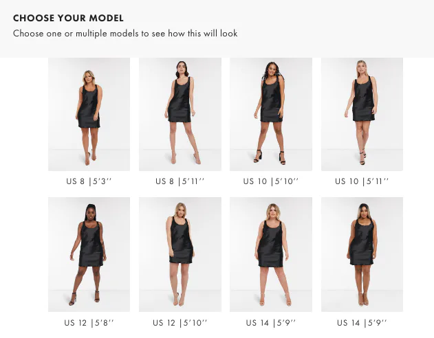 how do asos dresses fit ASOS Debuts Size Inclusive See My Fit Tool As Diversity In Fashion Goes Mainstream