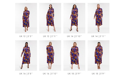 ASOS' new See My Fit tool lets shoppers see how clothes will look on a range of body sizes and heigh...