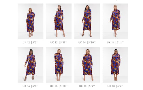 ASOS' new See My Fit tool lets shoppers see how clothes will look on a range of body sizes and heigh...