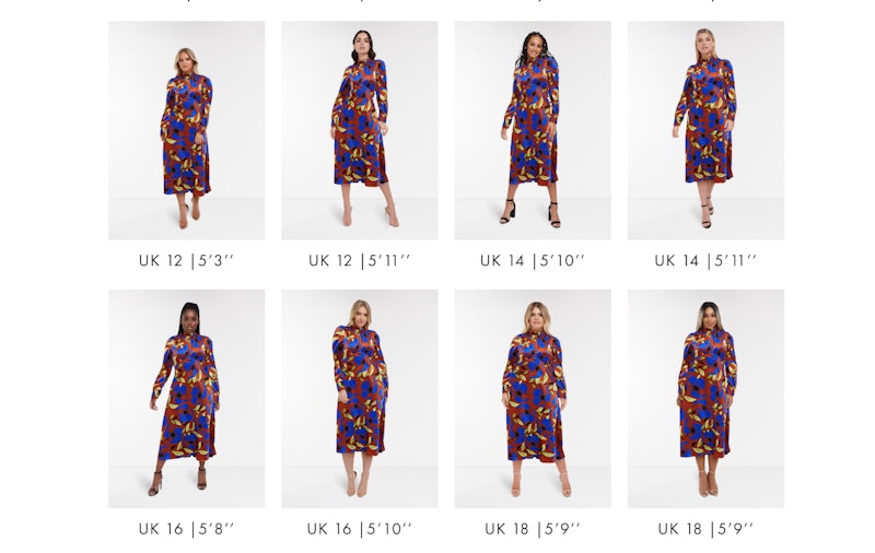 ASOS' new See My Fit tool lets shoppers see how clothes will look on a range of body sizes and heigh...