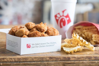 Celebrate this January with free Chick-fil-A nuggets.