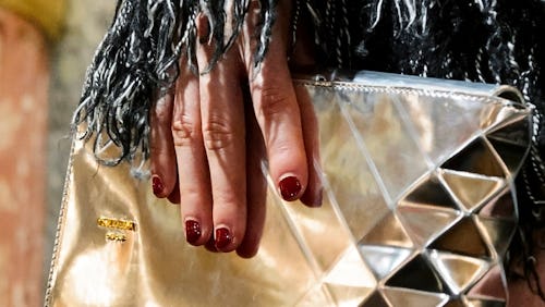 Try a deep burgundy for one of your winter 2020 nail polish colors