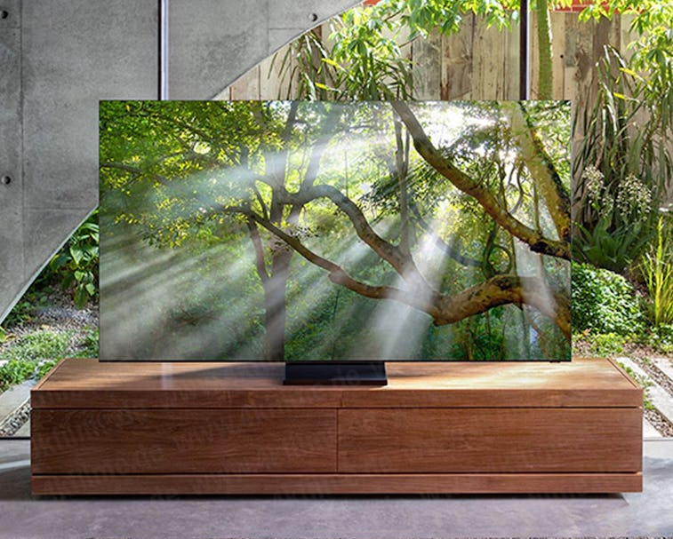 Samsung's forthcoming "zero-bezel" TV