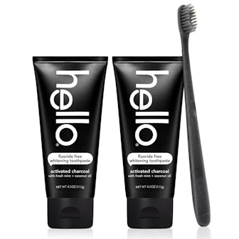 Hello Oral Care Activated Charcoal Toothpaste (2-Pack)