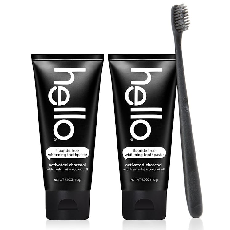 Hello Oral Care Activated Charcoal Toothpaste (2-Pack)