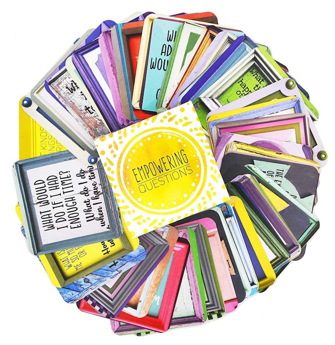 Sunny Present Empowering Questions Cards