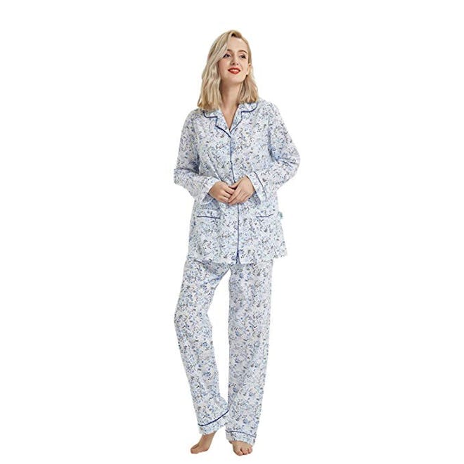 GLOBAL Cotton Pajama Set