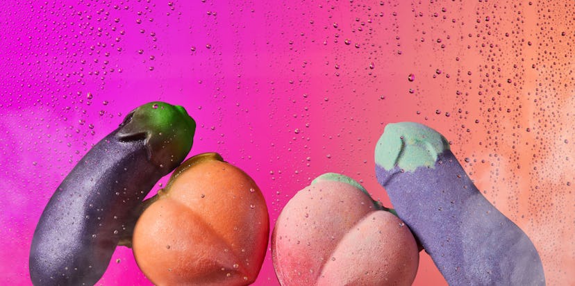 Lush's eggplant and peach bath bombs are returning in 2020.