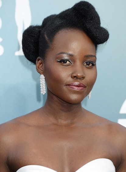 Lupita Nyong'o was one of the top 2020 SAG Awards beauty looks of the night