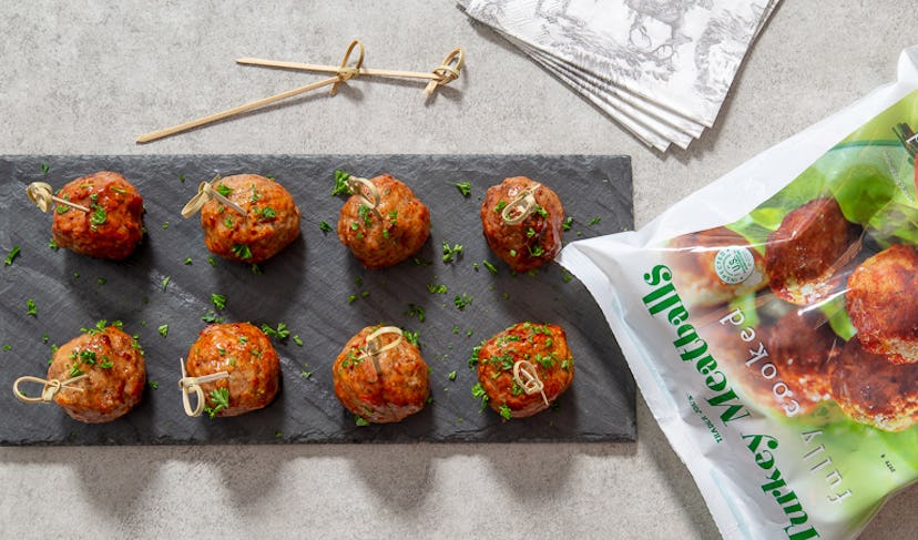 These turkey meatballs are the ultimate Super Bowl dish. 