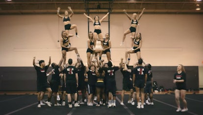 An example of a pyramid on 'Cheer'