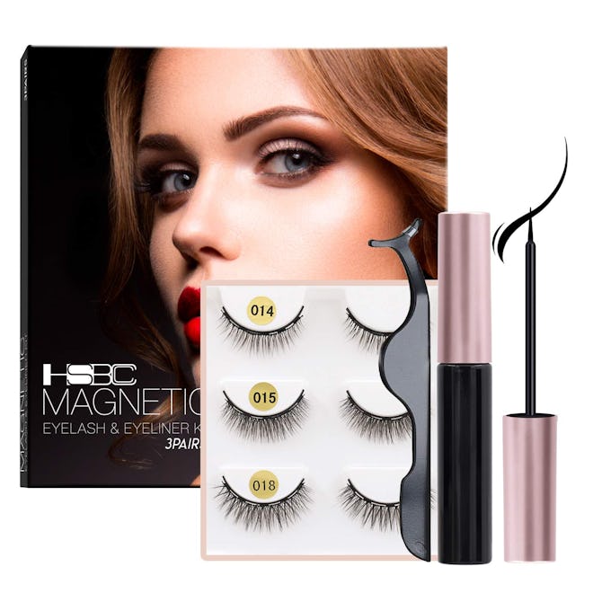 HSBCC Coolours Magnetic Eyeliner and Lashes (3 Pairs)