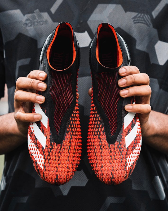 Adidas wraps its soccer cleats with “Demonskin” grip technology