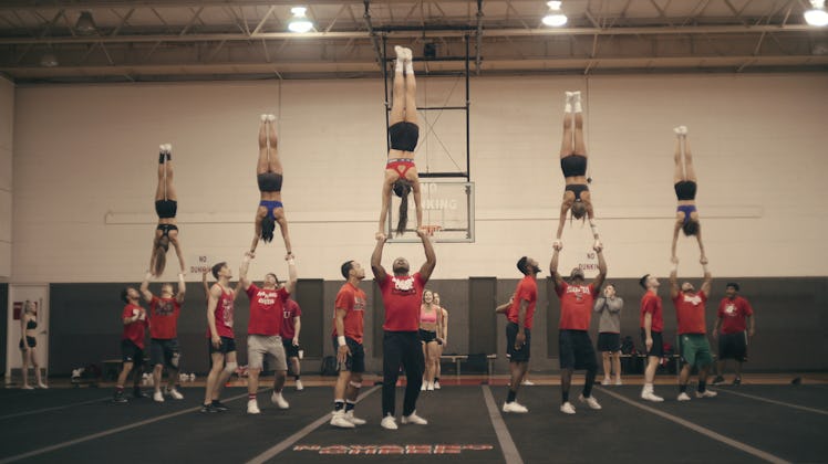 The Navarro squad on Netflix's 'Cheer' uses specific phrases