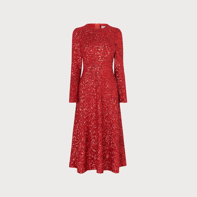 Lazia Red Sequin Dress 