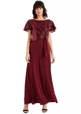 Phase Eight - Red Rumi Knot Front Maxi Dress