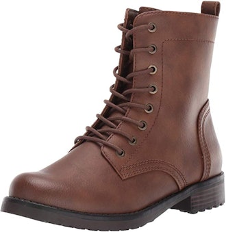 These faux leather combat boots are a steal at under $40.