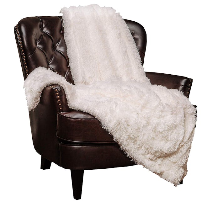 Chanasya Faux Fur Throw Blanket 