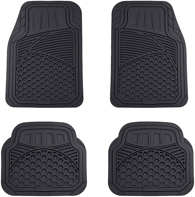 AmazonBasics 4-Piece Heavy-Duty Car Floor Mat