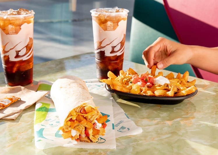 Taco Bell's New Buffalo Chicken Nacho Fries are a spicy take on the menu item.