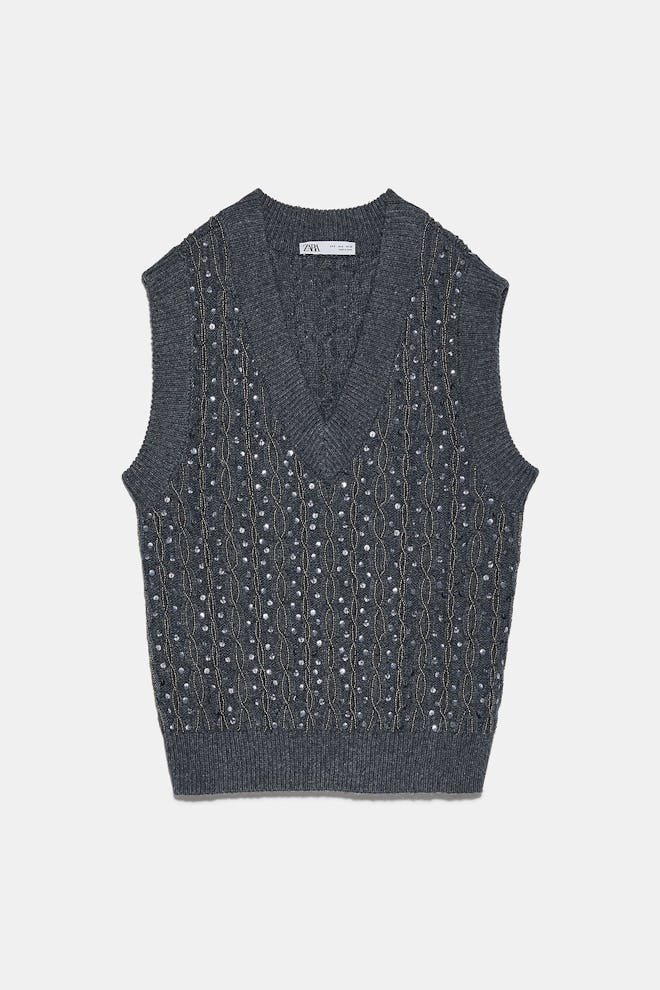 Limited Edition Beaded Sequin Vest