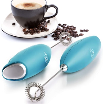 Zulay High Powered Milk Frother Handheld Foam Maker