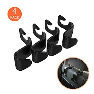 EldHus Headrest Hook Hangers (4-Pack)