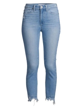  Hoxton High-Rise Cropped Undone Jeans