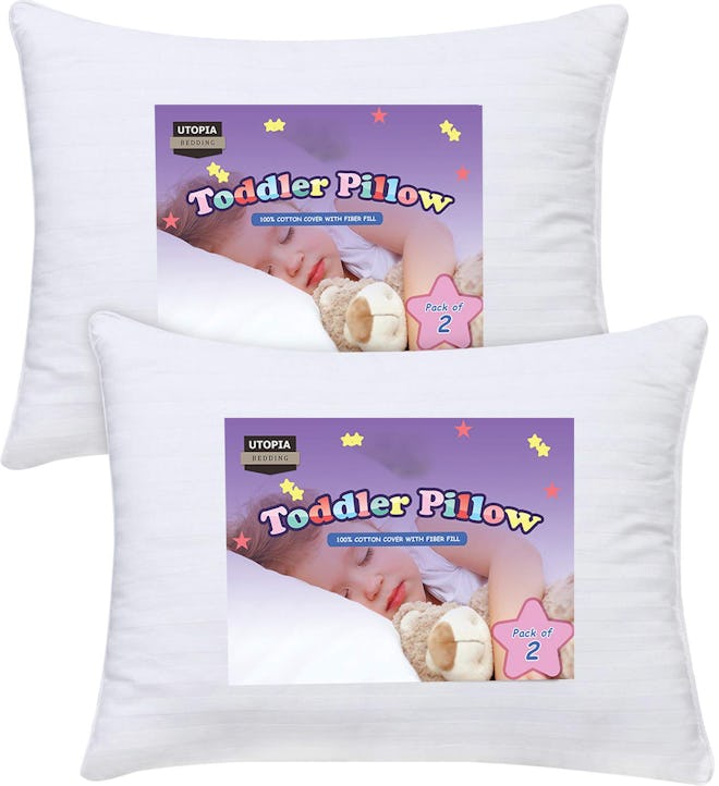 Utopia Bedding Toddler Pillow (2-Pack)