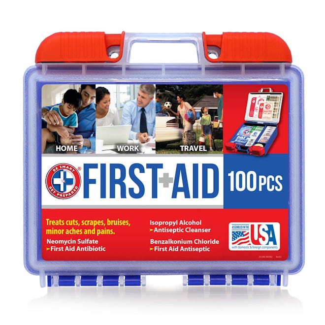Be Smart Get Prepared 100-Piece First Aid Kit