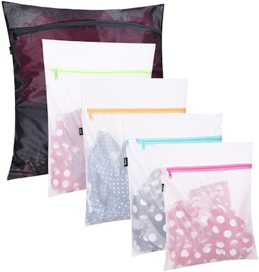 Set of 5 Mesh Laundry Bags