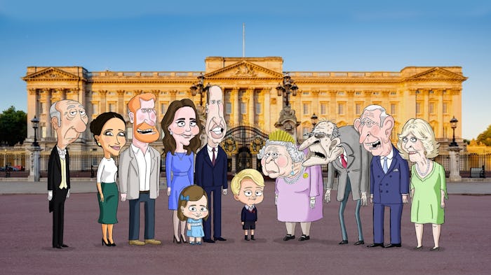 Britain's Royal Family is set to get animated in a new satirical comedy for HBO Max. 