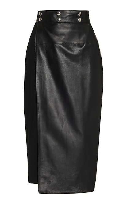 Kim Kardashian's Leather Skirt Is *Exactly* What Your Work Wardrobe Needs