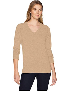 Amazon Essentials Women's Lightweight V-Neck Sweater