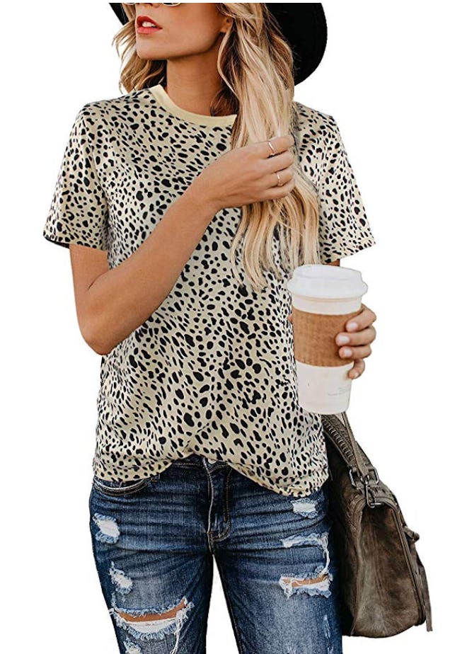 BMJL Women's Leopard Print Top