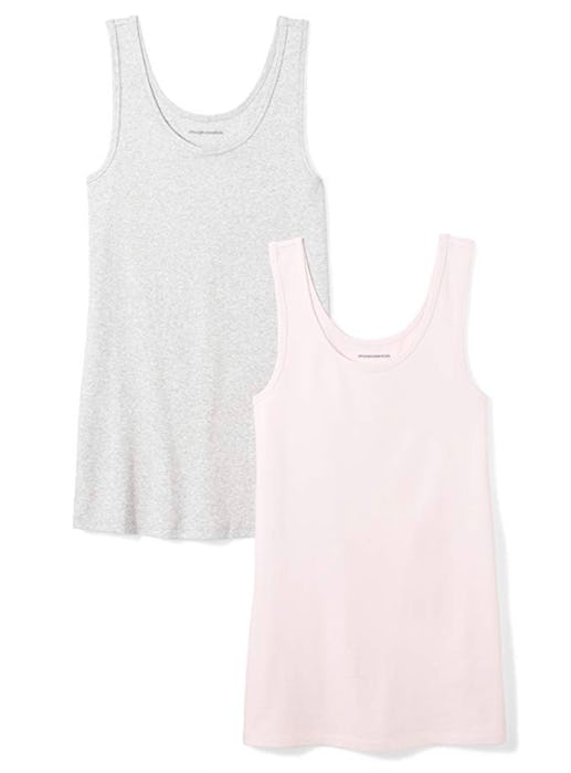 Amazon Essentials Women's Slim-Fit Tank (2-Pack)