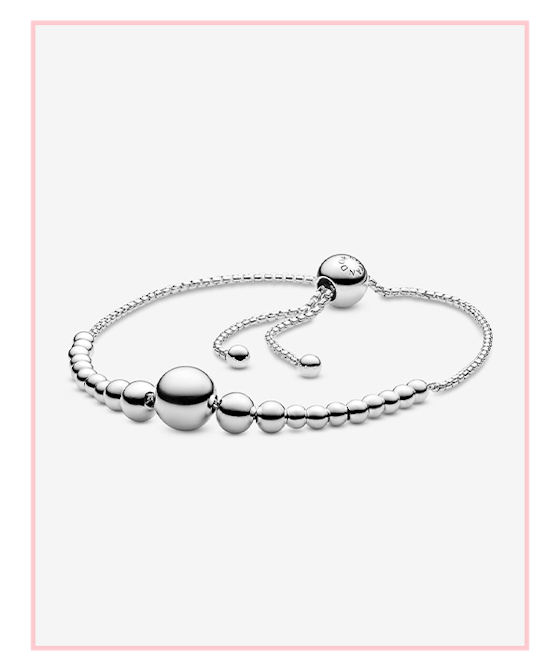 String of Beads Slider Bracelet