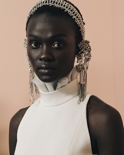 Haute Couture Spring 2020 hair accessories from Givenchy.