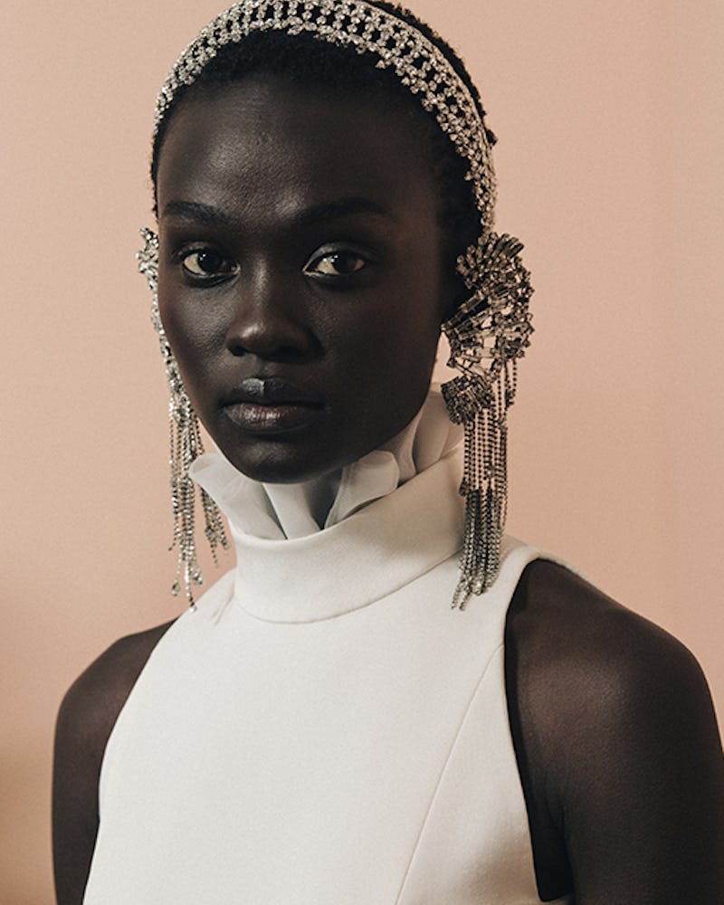 Haute Couture Spring 2020 hair accessories from Givenchy.