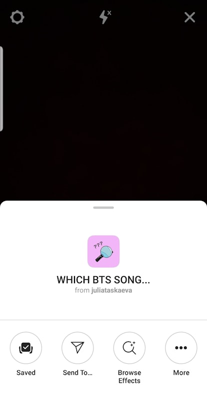 How to get the "Which BTS Song" filter on Instagram so you can see which song you are.