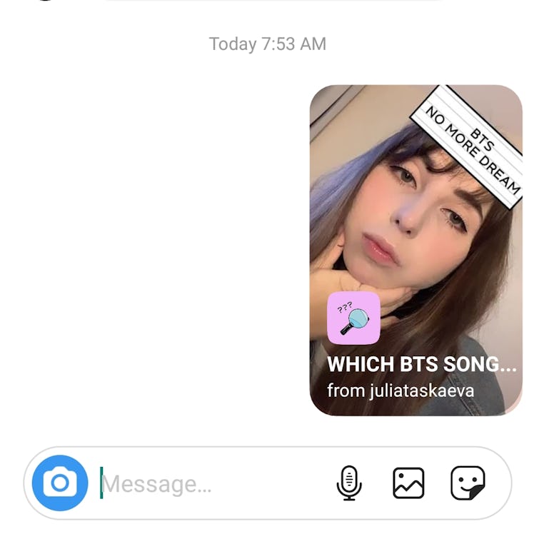 Here's How To Get The "Which BTS Song" Instagram Story Filter to see which BTS song you are.