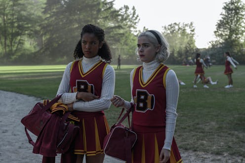 Jaz Sinclair and Kiernan Shipka in 'CAOS' Part 3