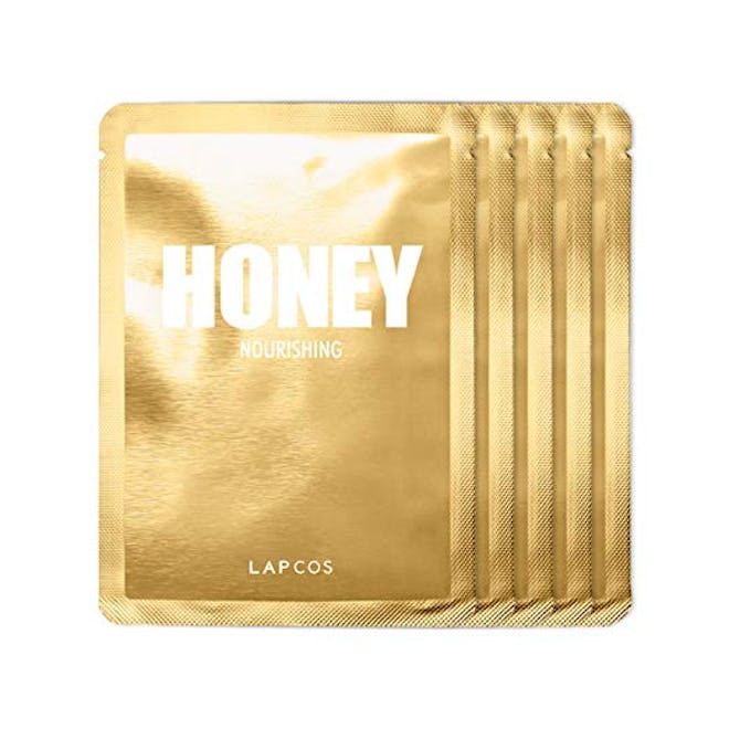 LAPCOS Honey Sheet Mask (5-Pack)