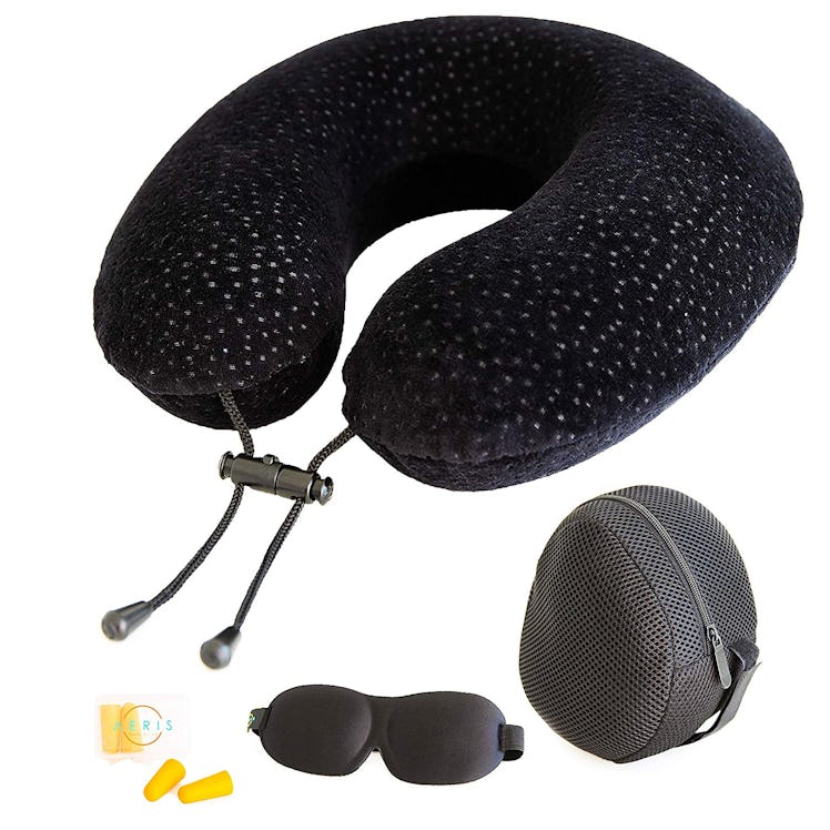 AERIS Memory Foam Travel Pillow