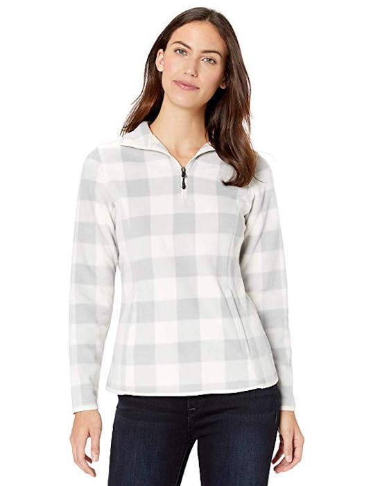 Amazon Essentials Women's Quarter-Zip Polar Fleece Pullover Jacket
