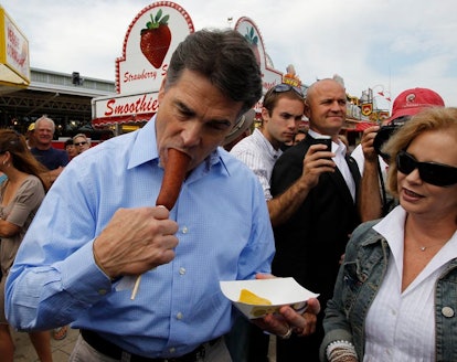 Rick Perry dives in.
