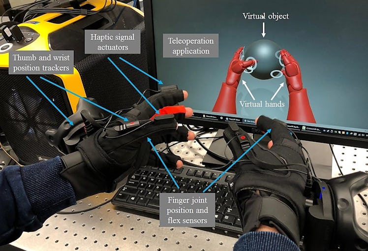 An experimental setup demonstrating the applications at work.