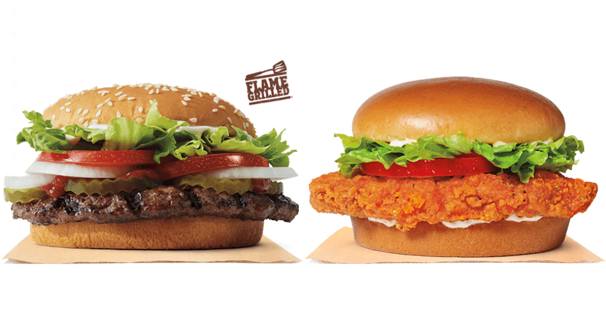Burger King's 2020 2 For $6 Deal Menu Includes All Your Faves